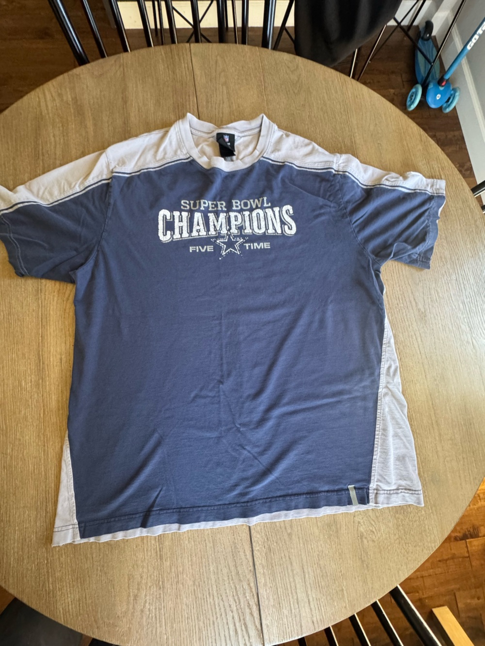 Vintage Y2K Reebok Dallas Cowboys Super Bowl Champions T Shirt XXL